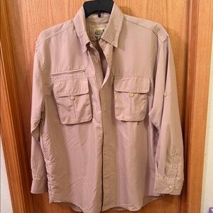 Tan Lightweight fishing Shirt